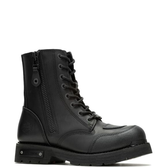 Harley-Davidson Mens Hadan 7" Black Boots (NWT) - Picture 1 of 7